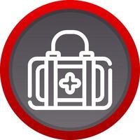 First Aid Kit Creative Icon Design vector