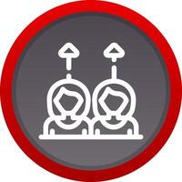 Same Approach Creative Icon Design vector