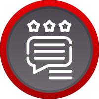 Customer Reviews Creative Icon Design vector