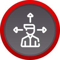 Outsource Management Creative Icon Design vector