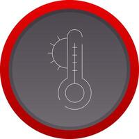 Temperature Creative Icon Design vector