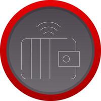 Smart Wallet Creative Icon Design vector