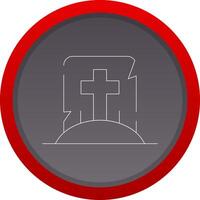 Tomb Creative Icon Design vector