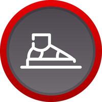 Sneakers Creative Icon Design vector