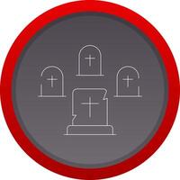 Graveyard Creative Icon Design vector