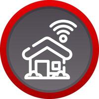 Smart Home Creative Icon Design vector