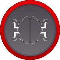 Neurons Circuit Creative Icon Design vector