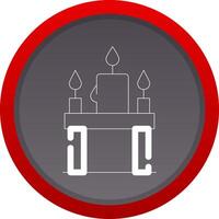 Candles Creative Icon Design vector