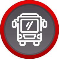 Bus Creative Icon Design vector