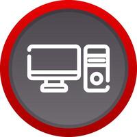 Computer Creative Icon Design vector
