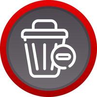 Delete Creative Icon Design vector