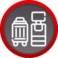 Self Check In Creative Icon Design vector