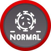 New Normal Creative Icon Design vector