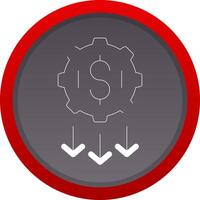 Low Startup Cost Creative Icon Design vector