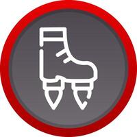 Flying Boots Creative Icon Design vector