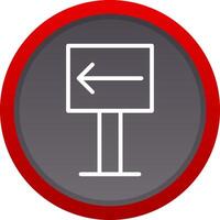 Left Creative Icon Design vector
