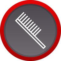 Hair Comb Creative Icon Design vector