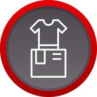 Clothes Box Creative Icon Design vector