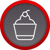 Cupcake Creative Icon Design vector