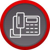 Telephone Creative Icon Design vector