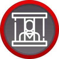 Prisoner Creative Icon Design vector