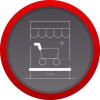 Personalized Web Store Creative Icon Design vector