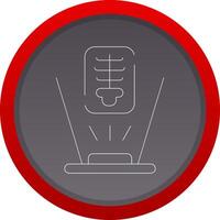 Virtual X Ray Creative Icon Design vector