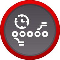 Circle Accent Timeline Creative Icon Design vector