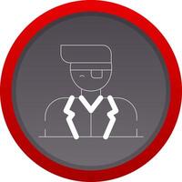 Eye Patch Creative Icon Design vector