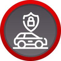 Anti Theft System Creative Icon Design vector