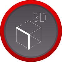 3D Object Creative Icon Design vector