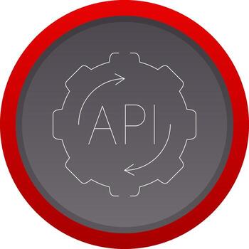 API Creative Icon Design vector