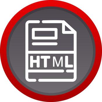 HTML Creative Icon Design vector