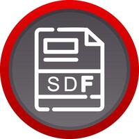 SDF Creative Icon Design vector