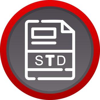 STD Creative Icon Design vector