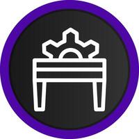 Table Saw Creative Icon Design vector