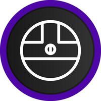 Steering Wheel Creative Icon Design vector