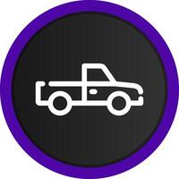 Pickup Truck Creative Icon Design vector