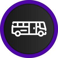 School Bus Creative Icon Design vector