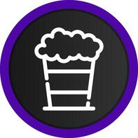 Popcorn Creative Icon Design vector