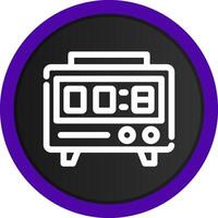 Digital Stopwatch Creative Icon Design vector