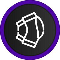Kneepad Creative Icon Design vector
