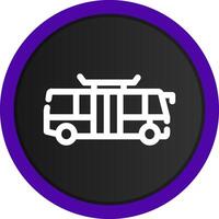 Bus Creative Icon Design vector