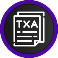 Taxes Creative Icon Design vector