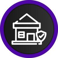 Home Insurance Creative Icon Design vector