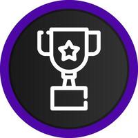 Trophy Creative Icon Design vector