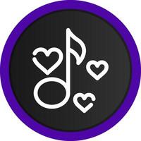 Love Song Creative Icon Design vector