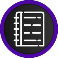 Notebook Creative Icon Design vector