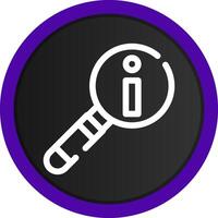 Search Creative Icon Design vector