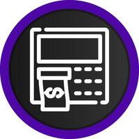 Atm Creative Icon Design vector